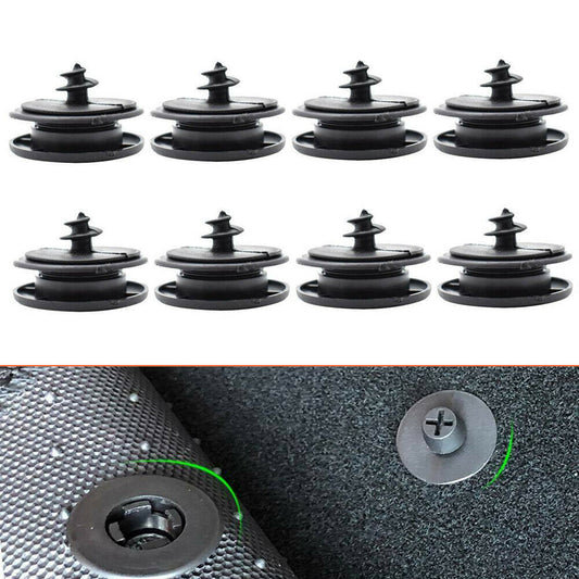 8X Car Floor Mat Clips Carpet Fixing Retainer Universal Grips Clamps Holders Q