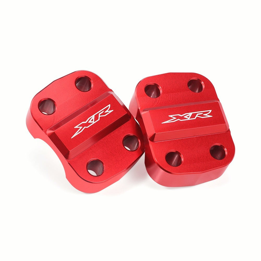 for HONDA XR400R 1996-2004 XR CNC Front Fork Axle Holder Clamp Red 2PCS Q