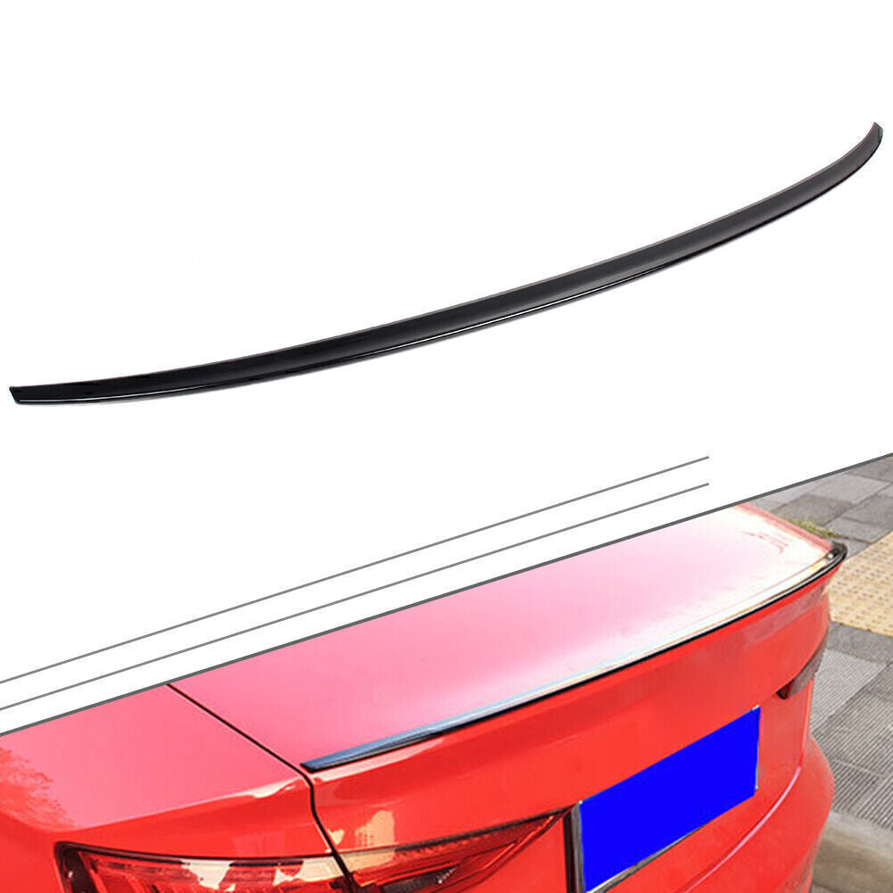 1PC Gloss Black Car ABS Tail Wing Rear Trunk Spoiler For 2014-2019 18 for AUDI A3 Q