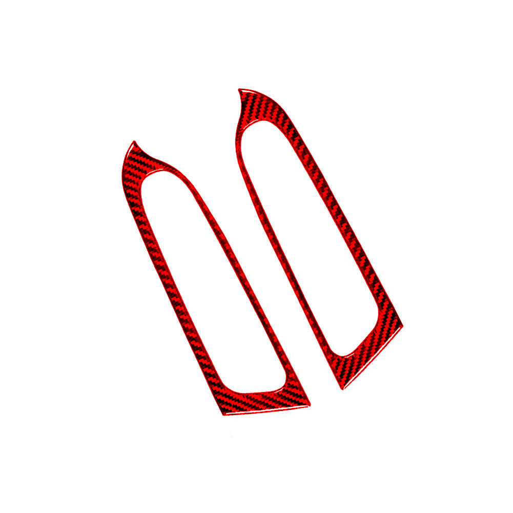 32Pcs Red Carbon Fiber Full Interior Kit Cover Trim for Mustang 2015-2019 v