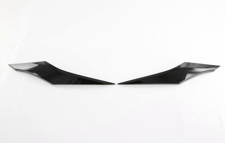 For 2021-2023 for Sienna Glossy black ABS Front Grille Grill Strip Trim 2PC B n