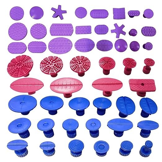 52pcs Dent Repair Suction Cup Car Dent Puller Auto for Mini Dent Puller v