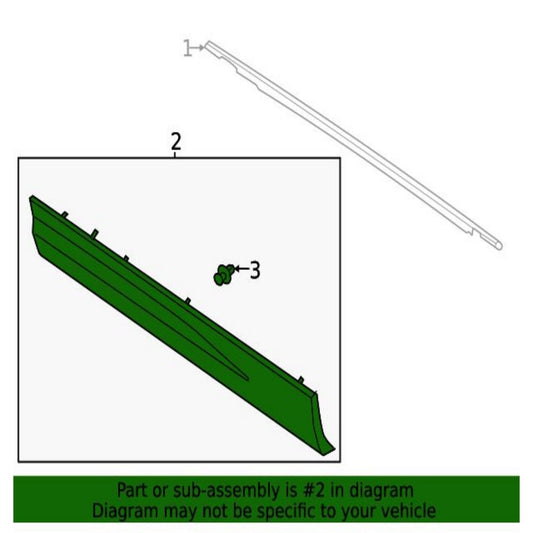 LJ7Z7825557DB Door Outside Molding  for ford  Corsair 2020-2024