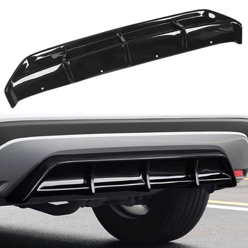 Rear Bumper Cover Lip Diffuser Spoiler Wing Black for Lexus RX 350H 2023 2024 B n
