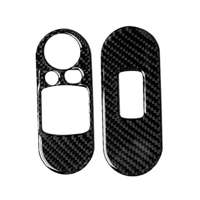 Carbon Fiber Car Window Switch Panel Cover Trim for BMW for Mini Cooper F56 14-20