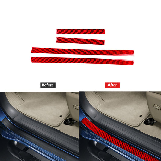 Red Gear Shift Frame Trim Cover For 1 Convertible E82/E88 2008-2013 v