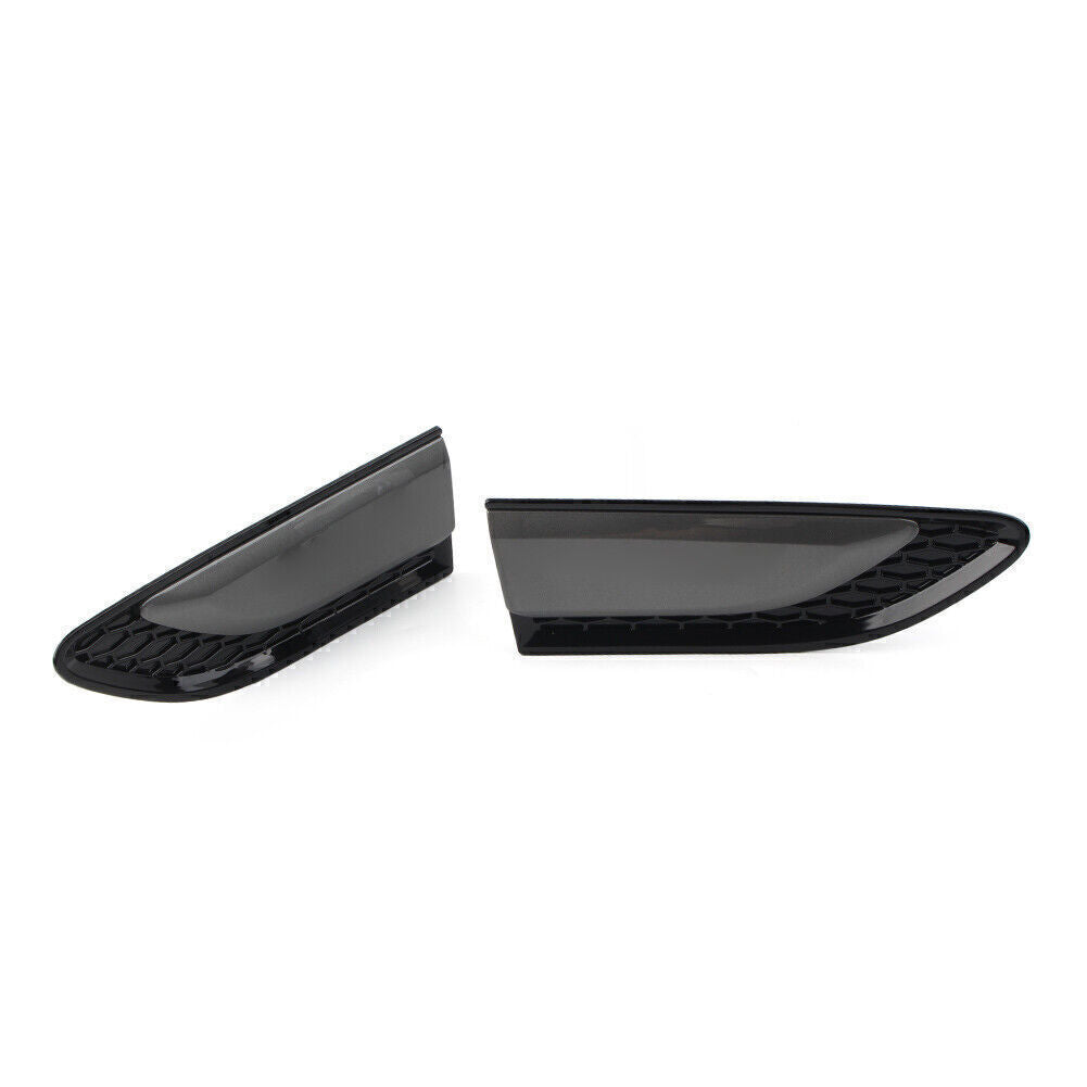 Pair Fender Vent Grille Louver for Land Rover Discovery Sport 2015-2021 Gray