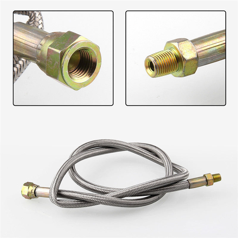 Turbo Oil Inlet Hose Feed Line Fitting Kit 1/8 NPT Adapter for T3 Turbochargers - n