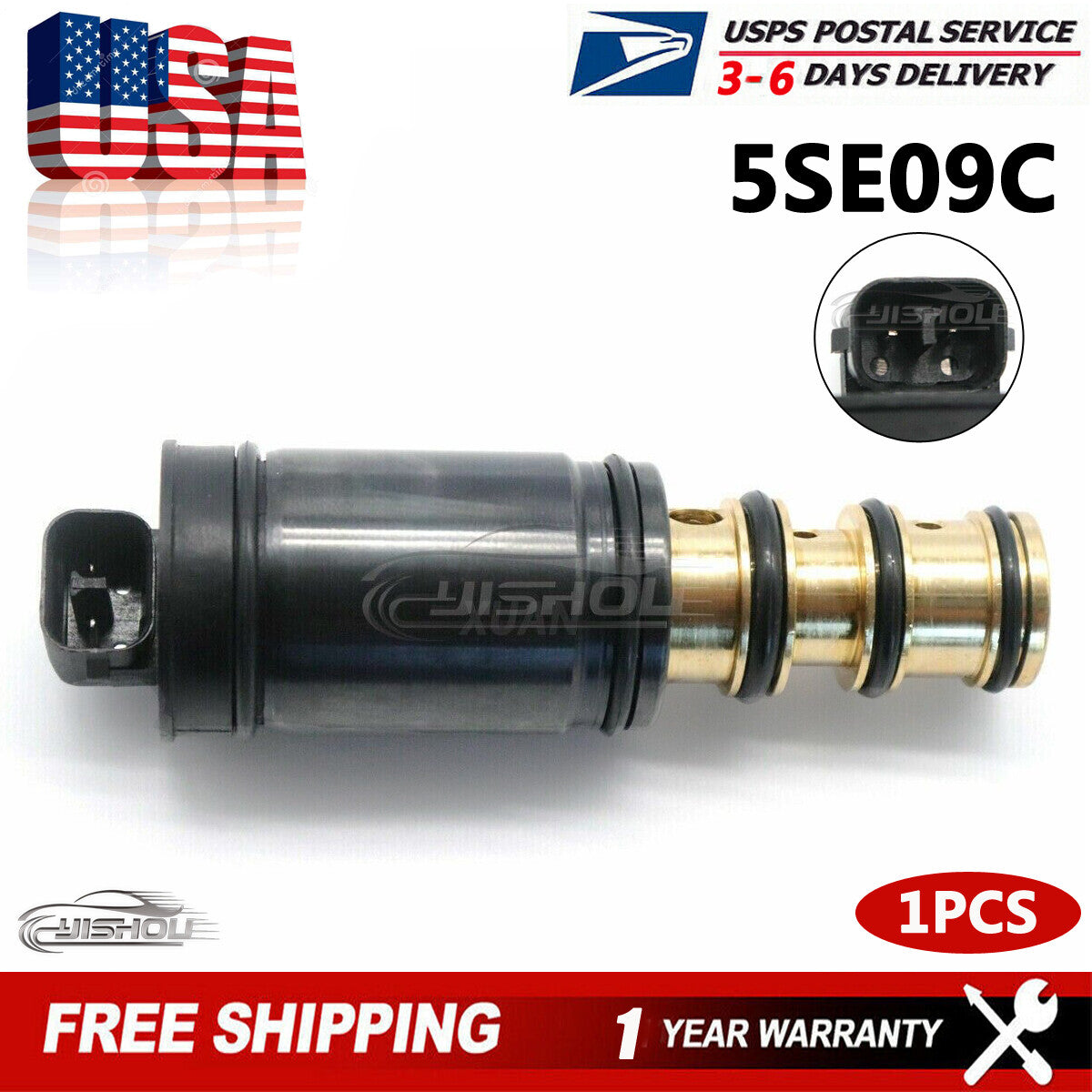5SE09C New A/C Compressor Valve for Toyota for Corolla Yaris I4 1.8L 1.5L 2006-2012 Q