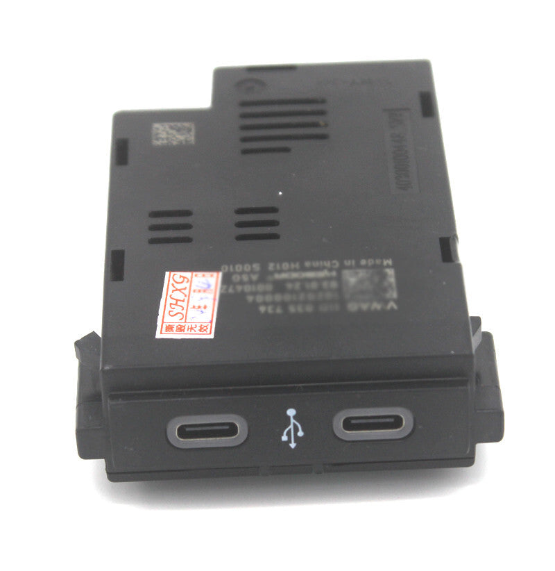 Front double Dual Usb Type-C Charger socket console for VW Id3 ID4 dozz ID6