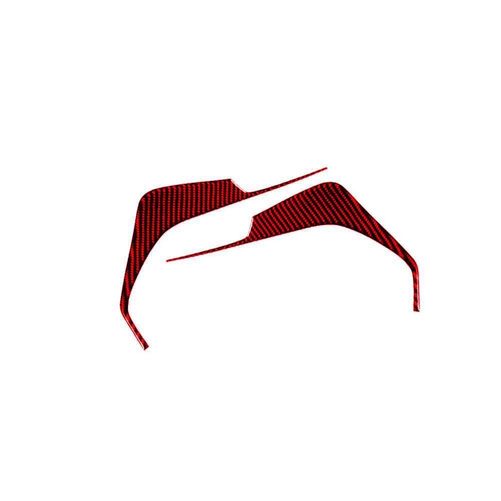 Red Carbon Fiber Door Handle Cover Trim For X5 E70 X6 E71 2008-2013 Type A v