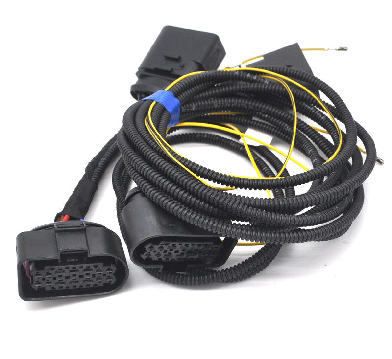 HALOGEN TO BI XENON HEADLIGHT LED DRL ADAPTER HARNESS LOOM for VW for Golf 7 MK7 v