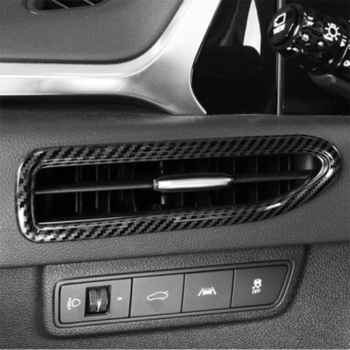 For Explorer 2020-2023 Carbon Color ABS Rear Window Rain Wiper Cover Trims v
