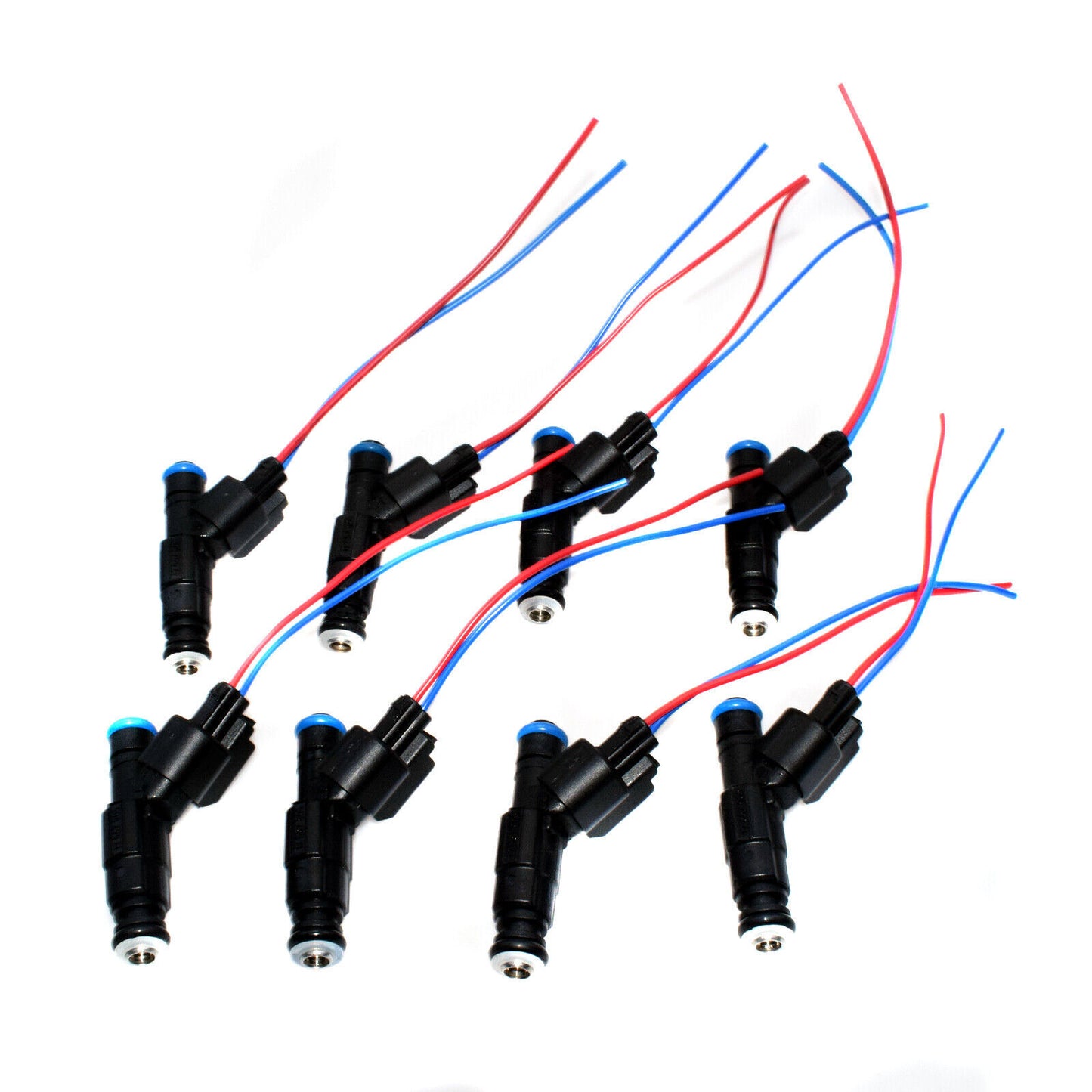 For Mercruiser V8 350 MAG 5.0L 4.3L 6.2L 0280156081 8x Fuel Injector  Pigtail