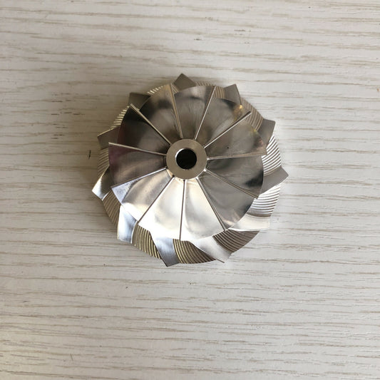 GT2871 47.10/63.40 mm 11+0 Blade Turbine Blank Compressor Wheel