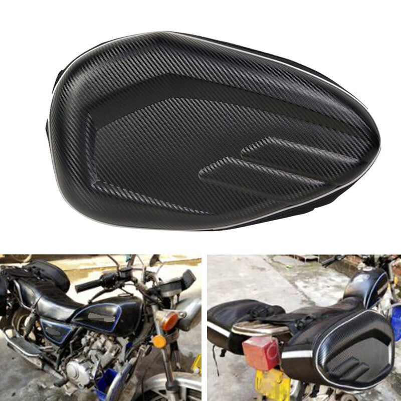 Motorcycle, ATV, 36-58L helmet bag, carbon fiber colored saddlebag. n
