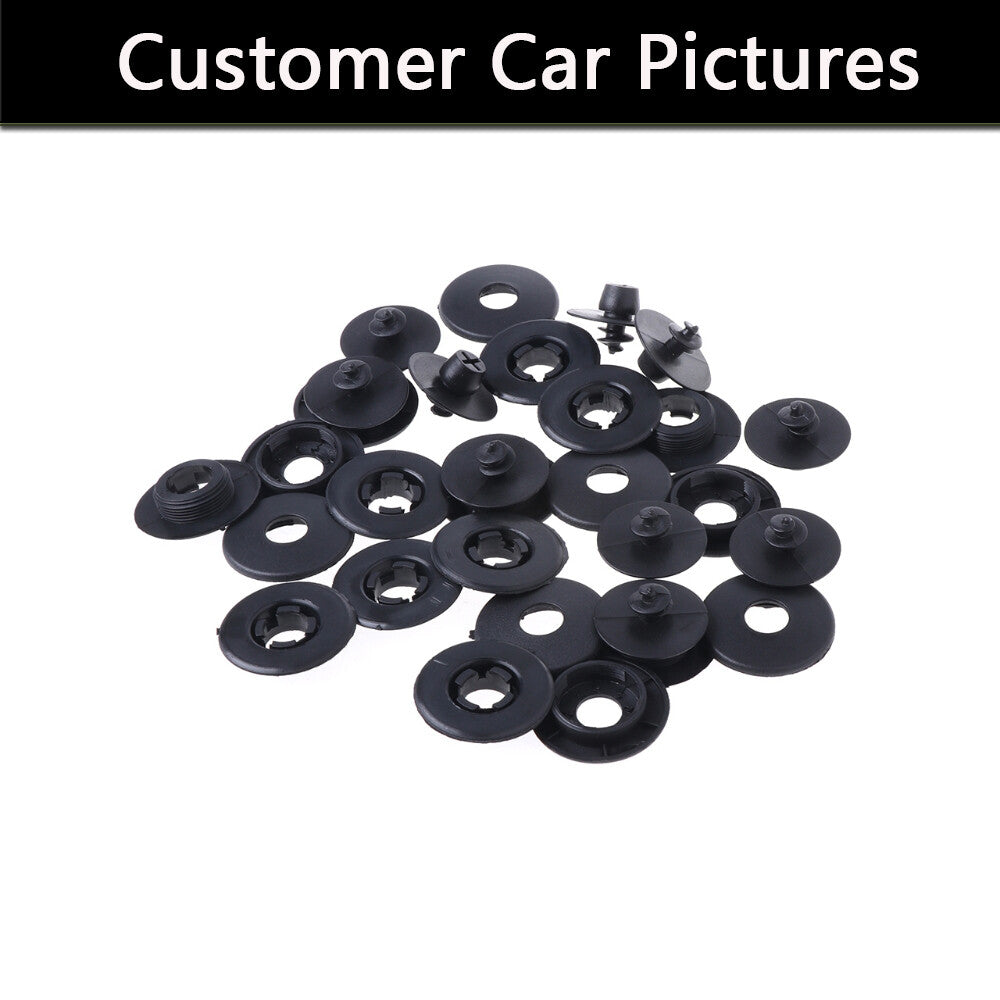 5PCS Car Floor Mat Clips Grips Carpet Fixed Clamp for VW for Golf 6 for Passat CC for Tiguan