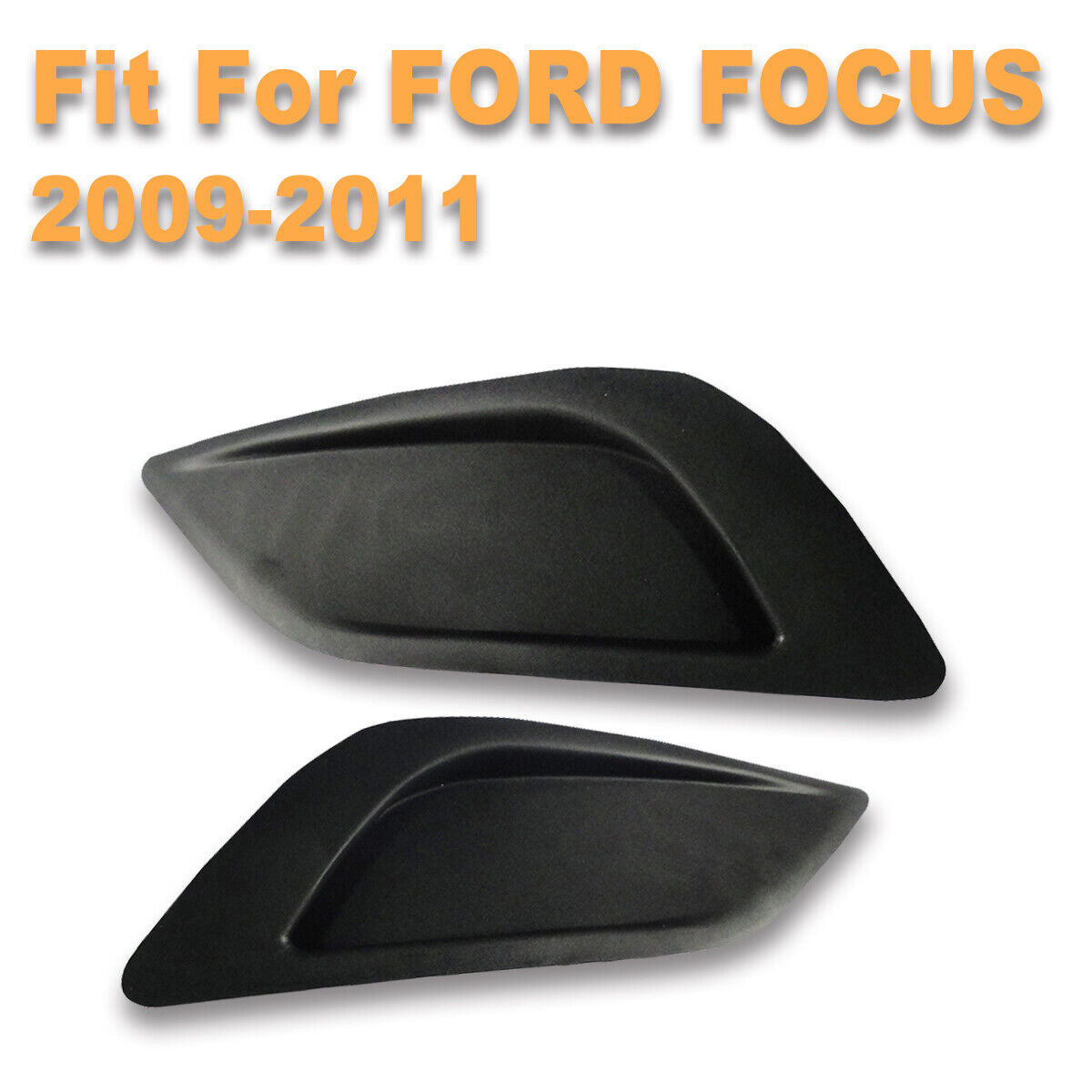 1Pair Front Fog Light Lamp Cover Trim Bezels Fit for Ford Focus 2009-2011 Sedan