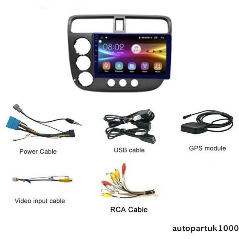 2000-2006 for Honda for Civic Stereo Radio GPS Online NAVI Player WiFi Android 10.0