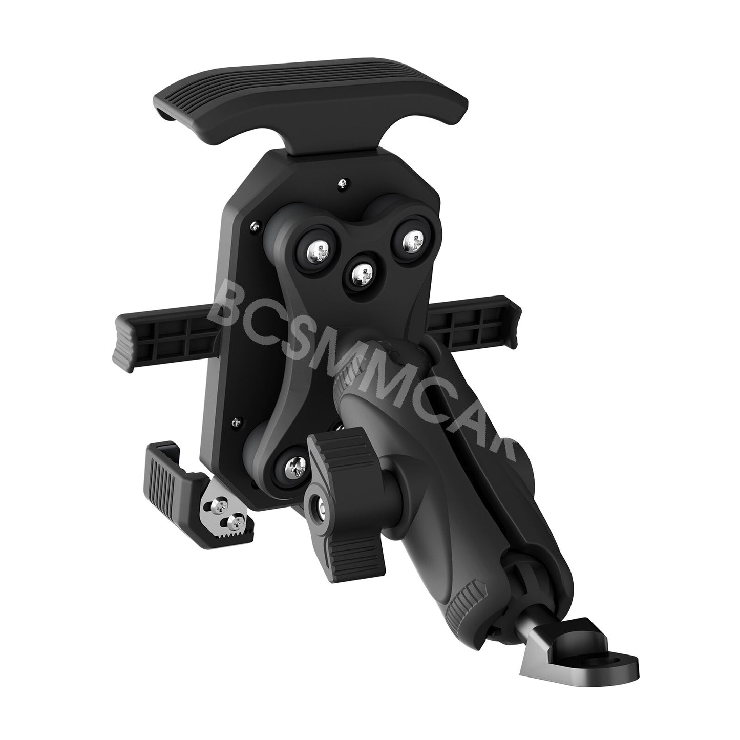 Motorcycle 3-Claw Mirror Mount Holder Phone Bracket 360° Rotatable Accessories Q