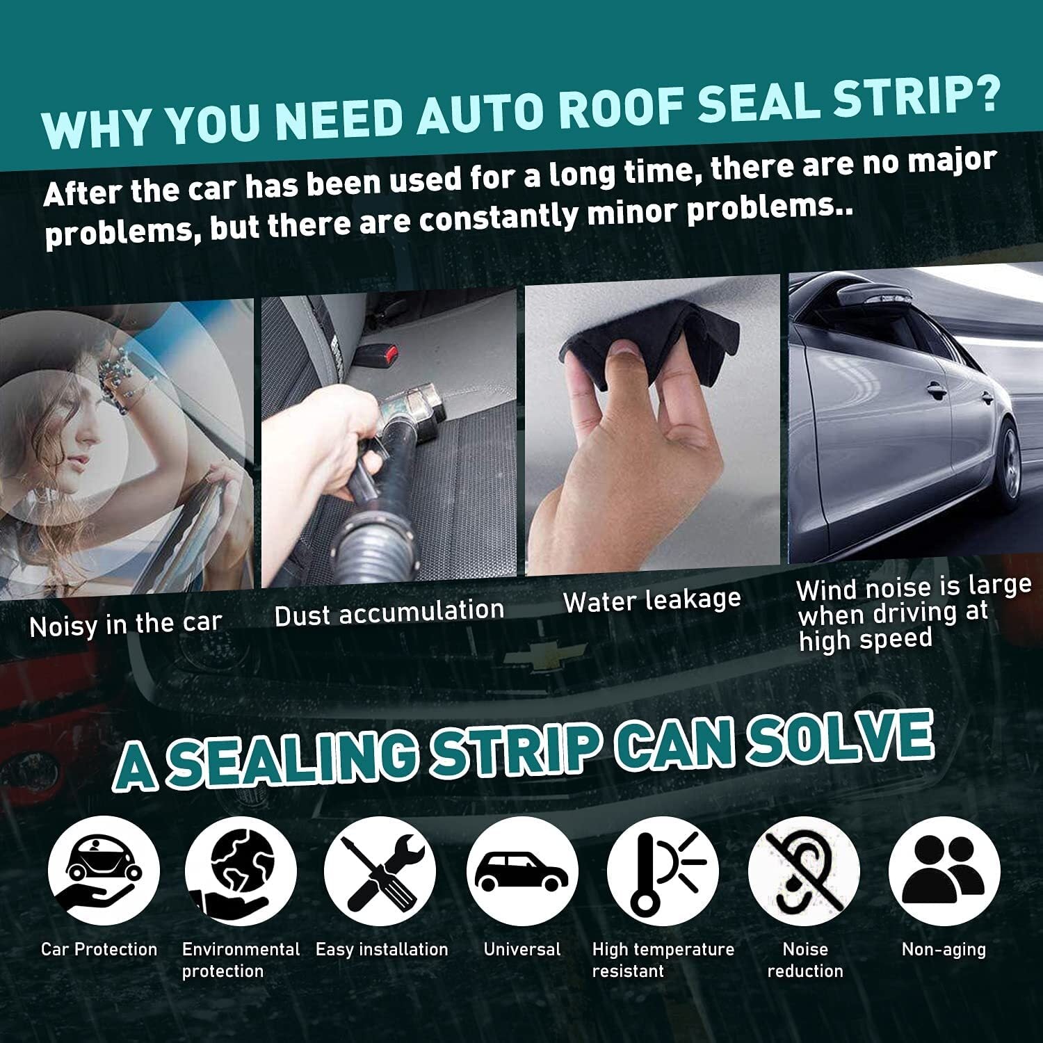 16.5ft for Nissan T Shape Rubber Car Seal Weather Strips Door Edge Moulding Trim