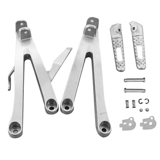 for Honda CBR 600RR 2007-2023 08 Rear Passenger Pedals & Pegs Brackets Footrests Q