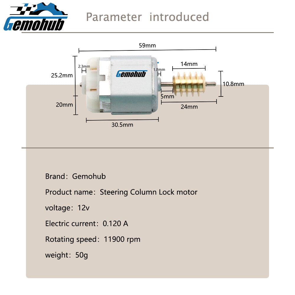 ESL/ELV Steering Column Lock Motor for 15-20 for Jeep Compass Limited/ for Jeep Renegade