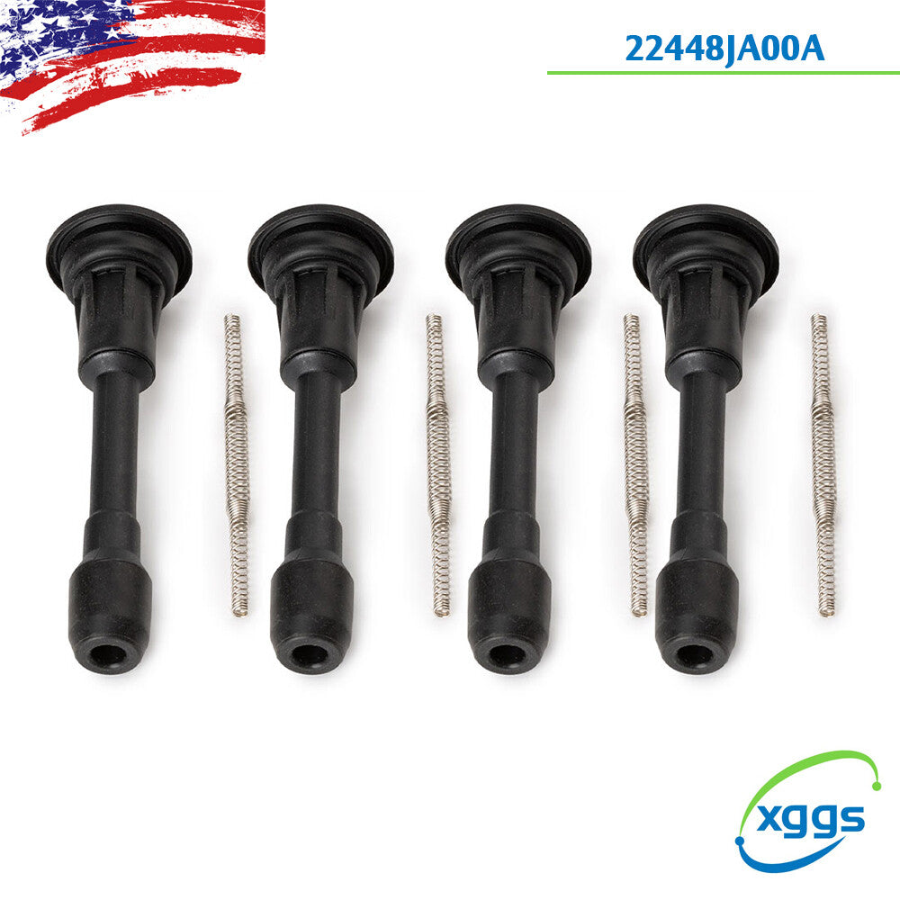 4-piece ignition coil rubber boot spring repair kit 22448JA00C for Nissan Altima