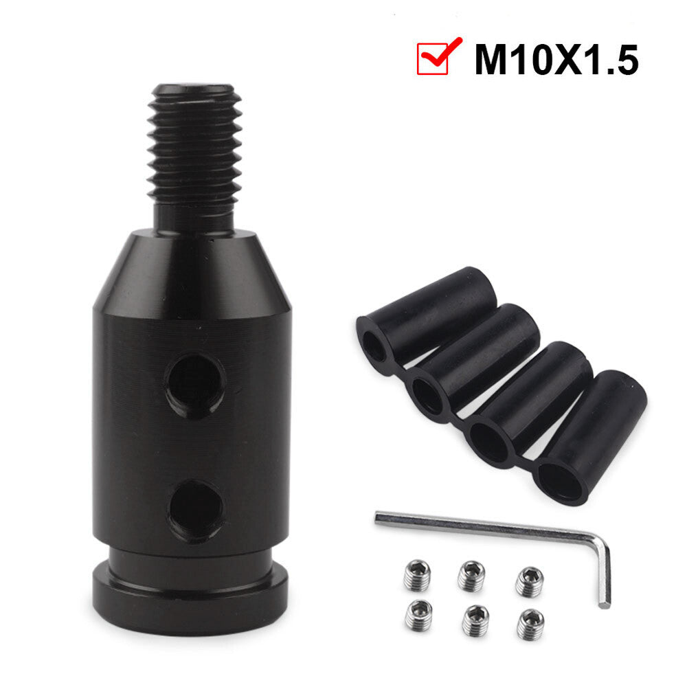 M10x1.5 Automotive Shifter Thread Gear Lever Adapter Converter Replacement Red Q