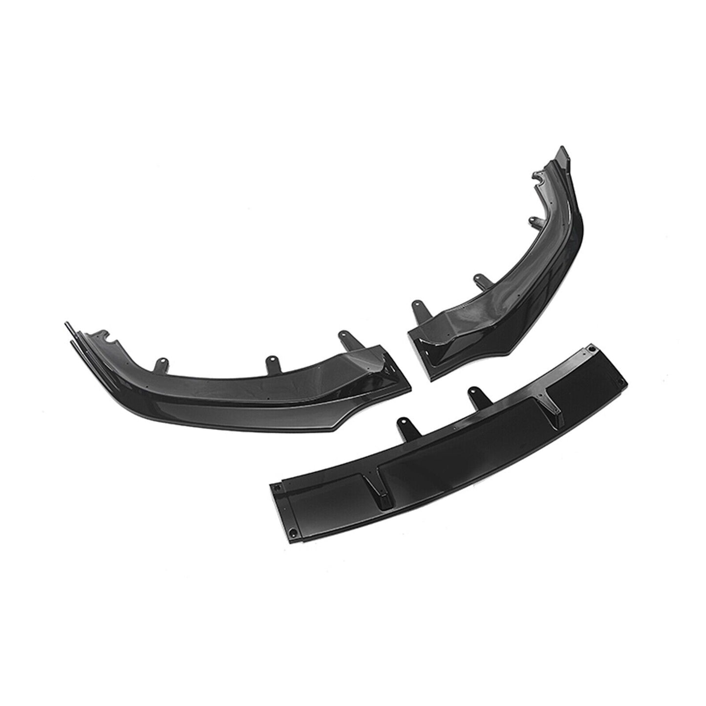 Gloss Black Front Bumper Splitters Lip For 8 G14 G15 G16 2018 19-21 n