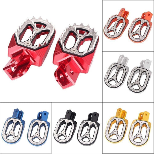 2pcs Dirt Bike Foot Pegs Fit for Honda CRF230L 2003 2004 2005 2006 2007-09 Q