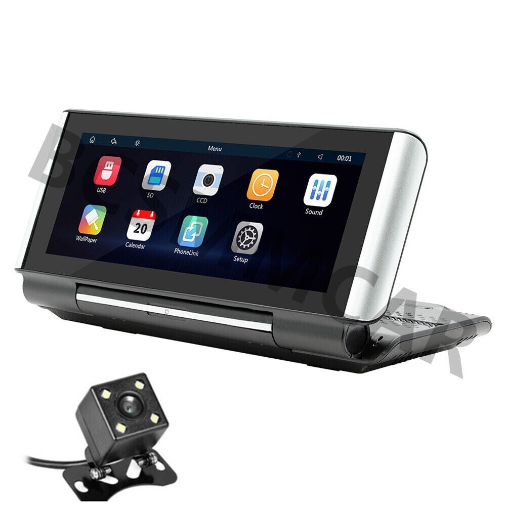 Touch Screen Car Stereo Radio MP5 Player Bluetooth Driving Recorder W/Camera New n