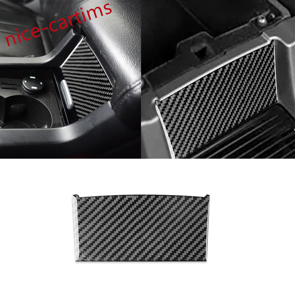 Console Storage Box Rear Trim for Land Rover Discovery Sport 2015-19Carbon Fiber