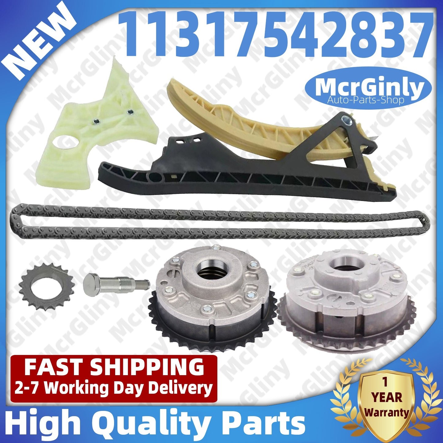 Engine timing kit for E60 E61 E82 E88 E90 E92 E93 N54 335i 3.0L 11317516088- n