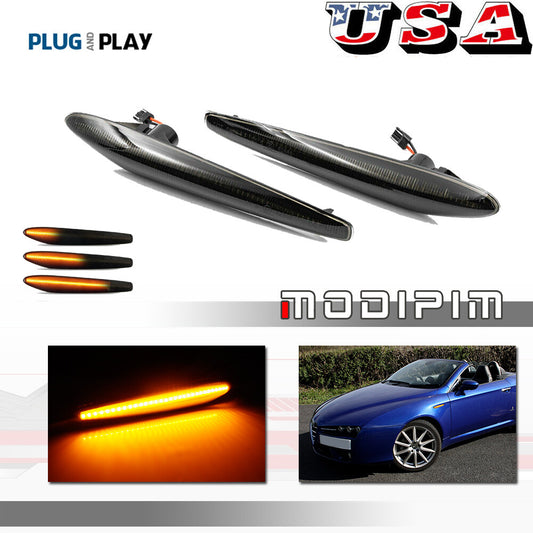 LED dynamic side marker lights turn signal lights for for Alfa Romeo 159 type 939 Boera- v