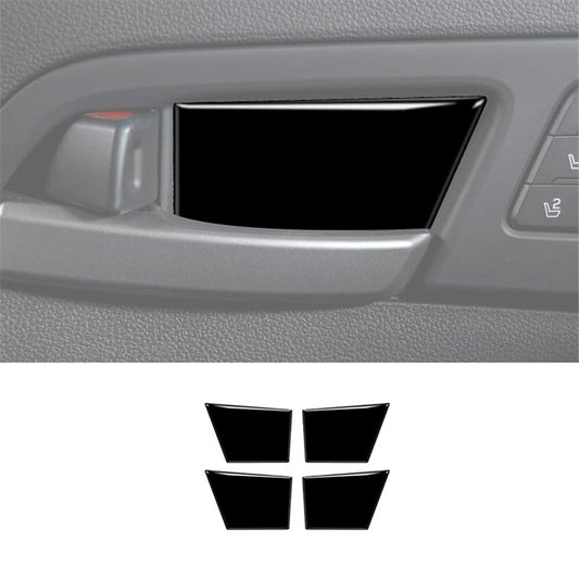 4Pcs Piano Black Interior Door Bowl Cover Trim for Hyundai for Elantra 2016-2018