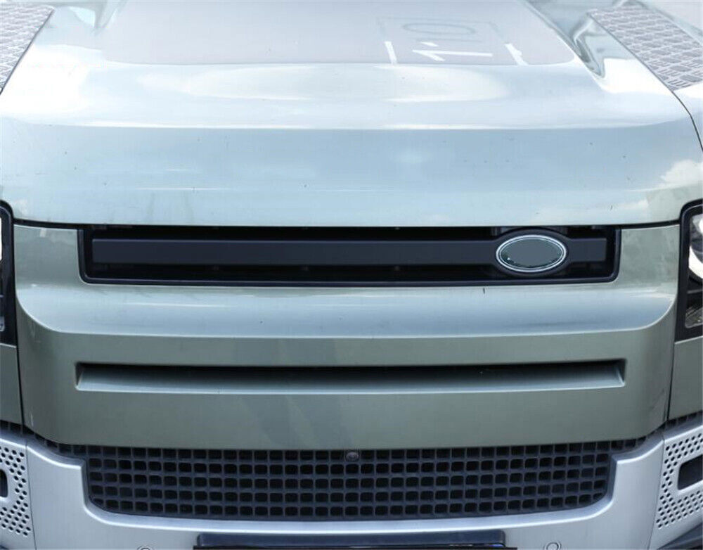 Matte Black Front Grille Moulding Cover Rod for Land Rover for Defender 2020-2023