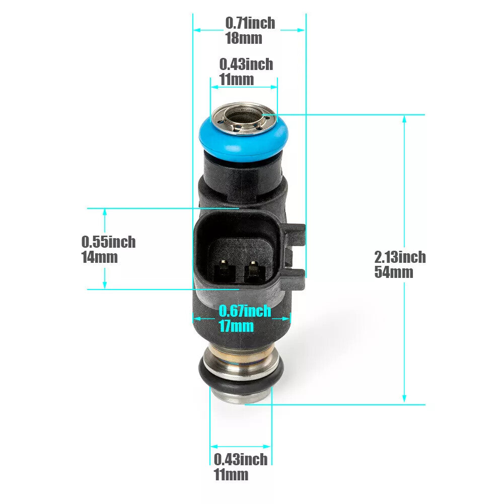 6-pack of new 35310-3C000 fuel injectors, 2007-2008-2009, suitable for Hyundai Santa Fe 3.3L V6. n