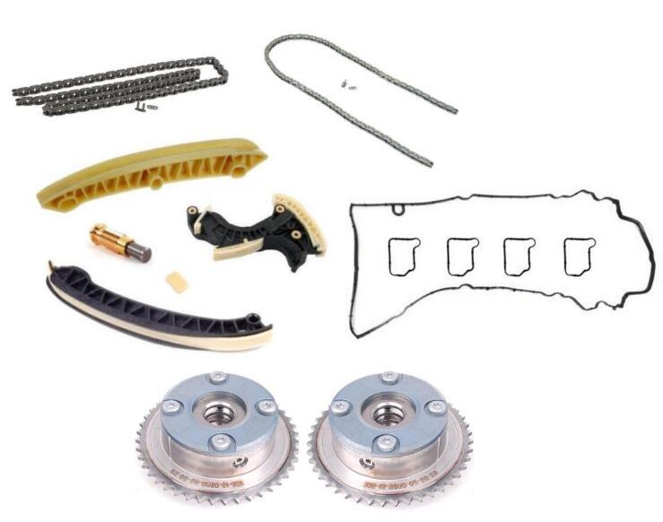 1 set Camshaft Adjuster+Timing Kit+Valve Cover Gasket for Mercedes W203 v