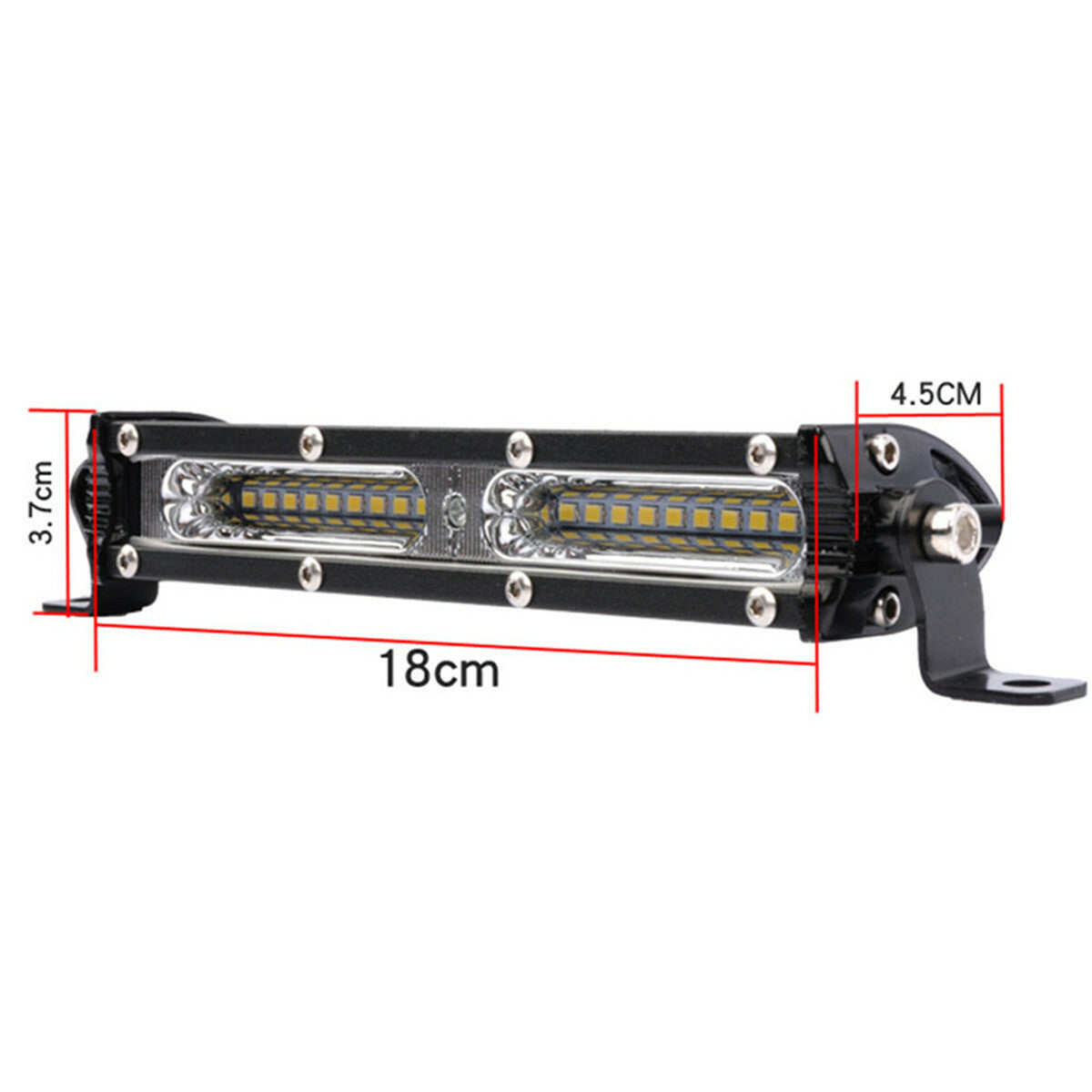 7in Car Truck LED Work Light Bar Lamp Spot/Flood Beam Combo Waterproof 6000K 90W Q