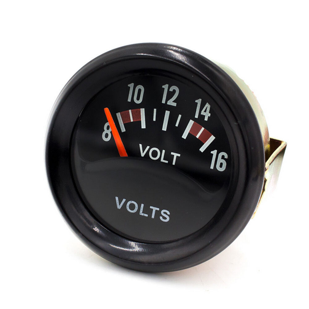 Ancillary Battery Voltmeter Volt Gauge Chrome 52mm 2 Classic Kit Car Q