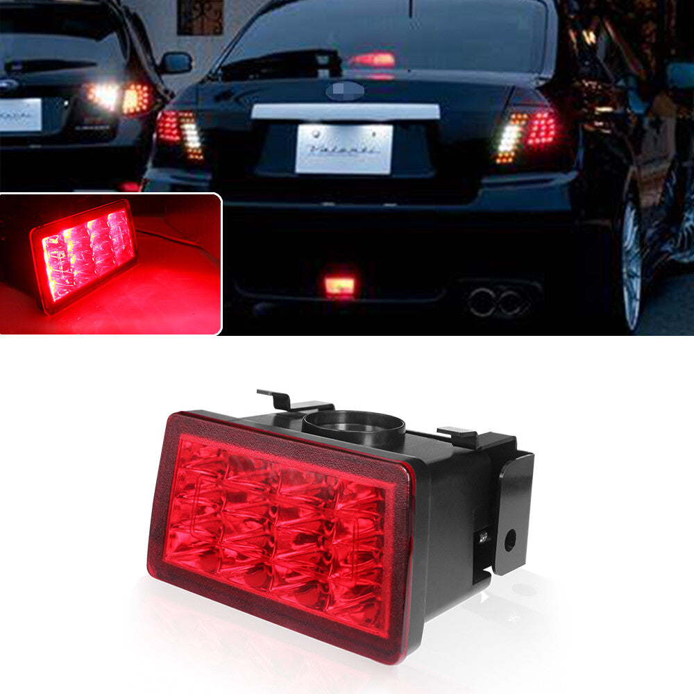 Suitable for 2011-2016 WRX STI XV F1 style red lens red LED flash third brake light Q