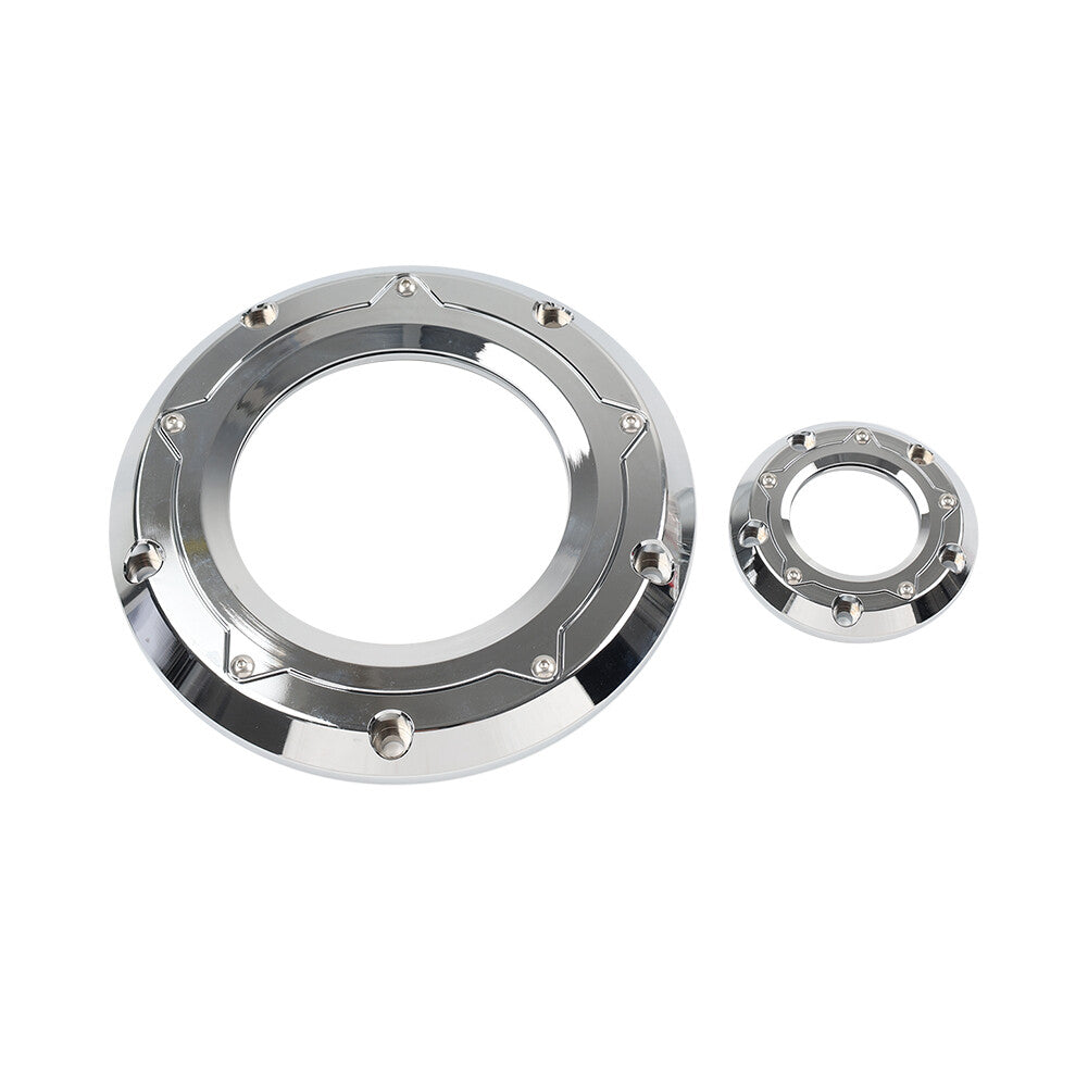 Clear Derby Timer Timing Cover for Harley Softail Dyna Touring Road Glide