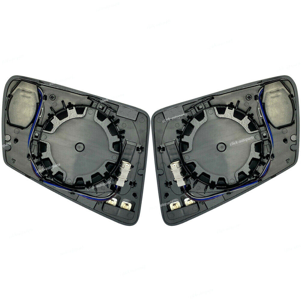 2x RHLH for Benz -C E S Class W204 W212 Mirror Glass Left Dimming  Heating Zone Q