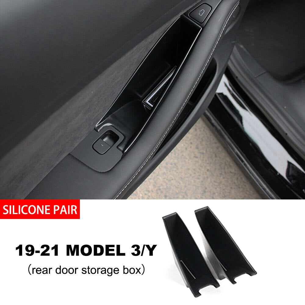 Trim LHD Side Door Interior Storage Organizer for Model 3/Y (2019-2023) n
