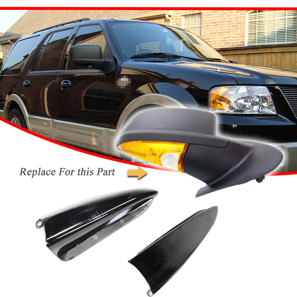 Smoke side mirror turn signal lens for 03-06 Expedition for Navigator - v