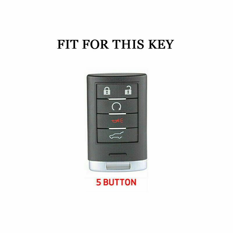 Leather Remote Control Car Key Bag for Cadillac for Escalade CTS XTS DTS SLS Q