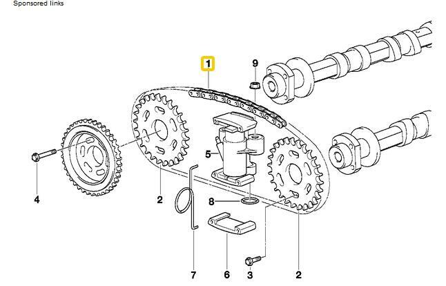 The timing chain is suitable for E38, E39, E53, 535i, 540i, 735i, 735iL, 740i, 740iL, and X5 models. n