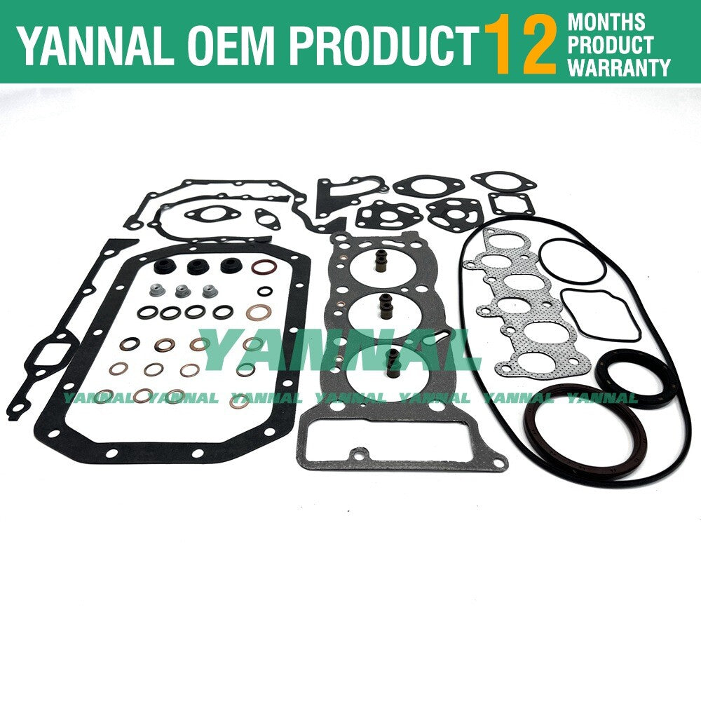 3KC1 Full Overhaul Gasket Kit for Isuzu S85UX S100F2 Excavators -