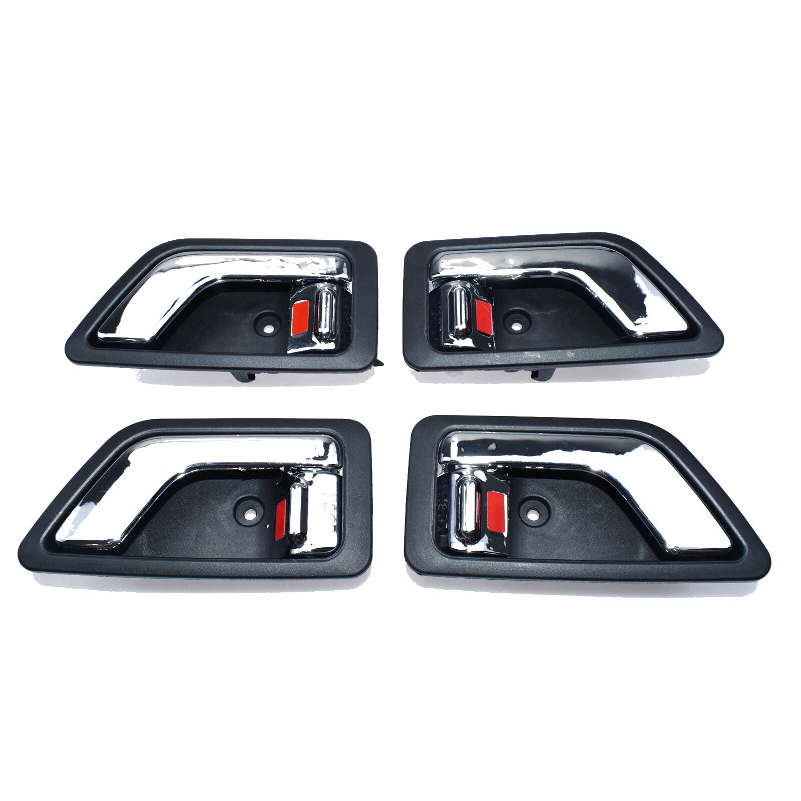4Pcs Front  Rear Left Right Inside Chrome Door Handle for Hyundai Getz Click